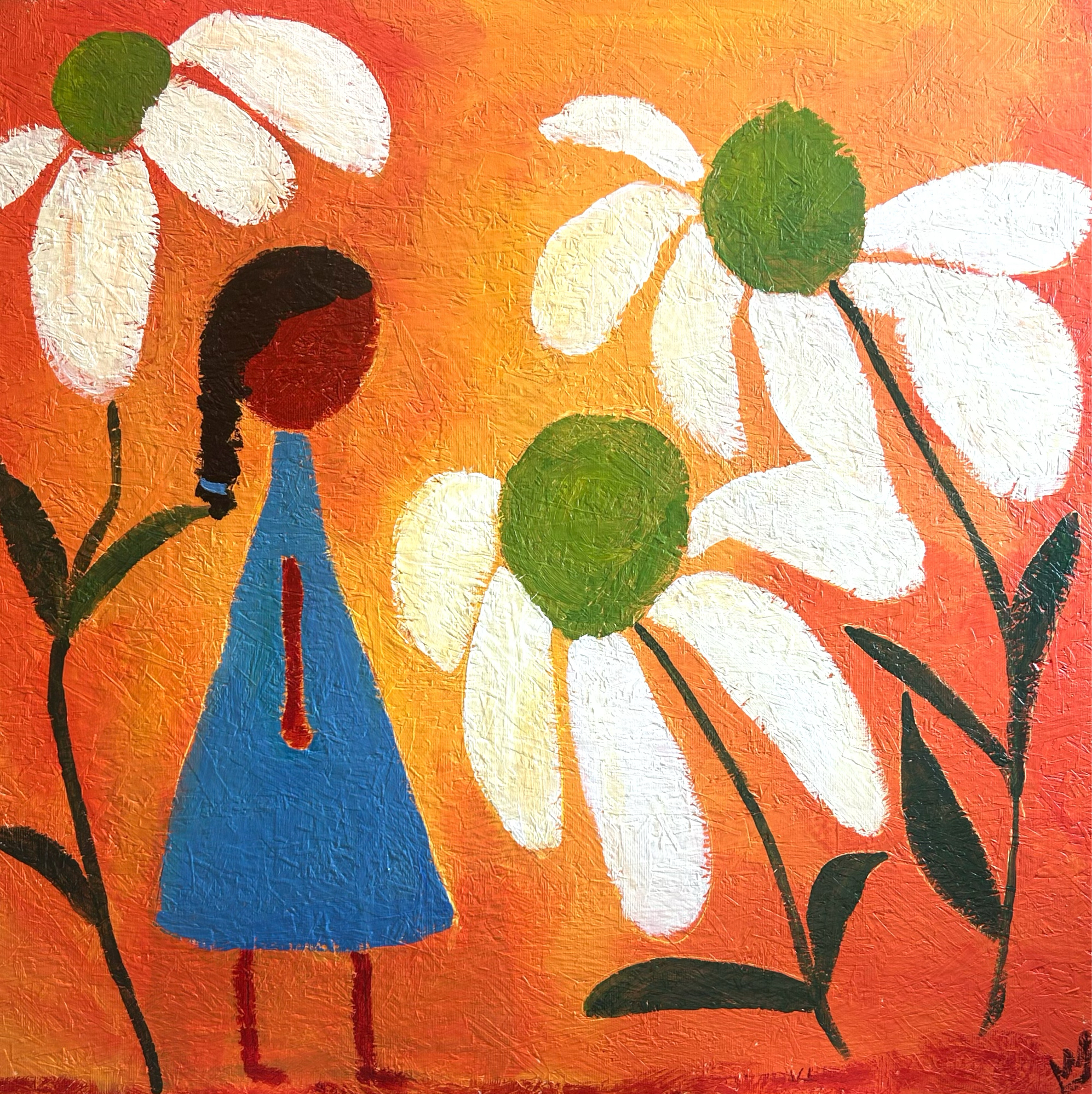 Sochan, an original acrylic painting by Mel Ryan King.