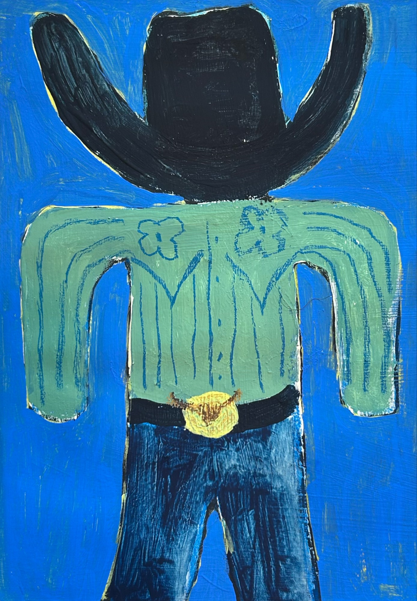 Randall, an original painting by Mel Ryan King.