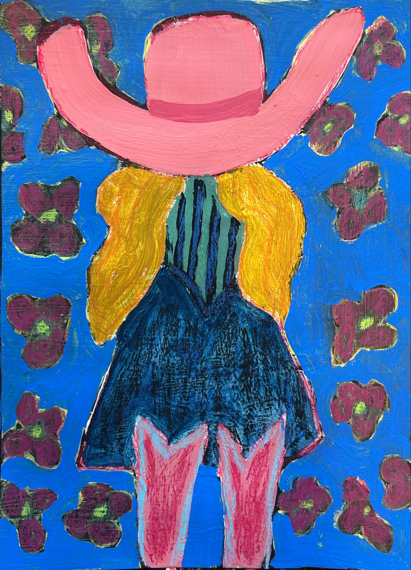 Rosie, an original painting by Mel Ryan King.