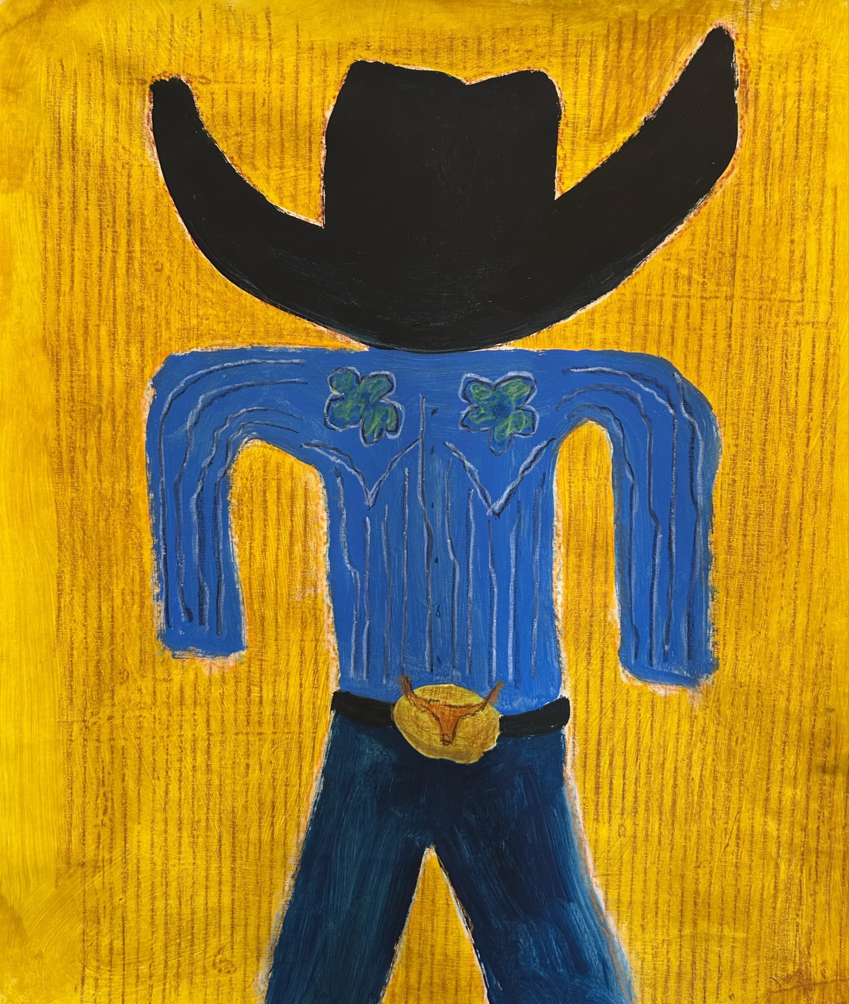 Ben, an original painting by Mel Ryan King.