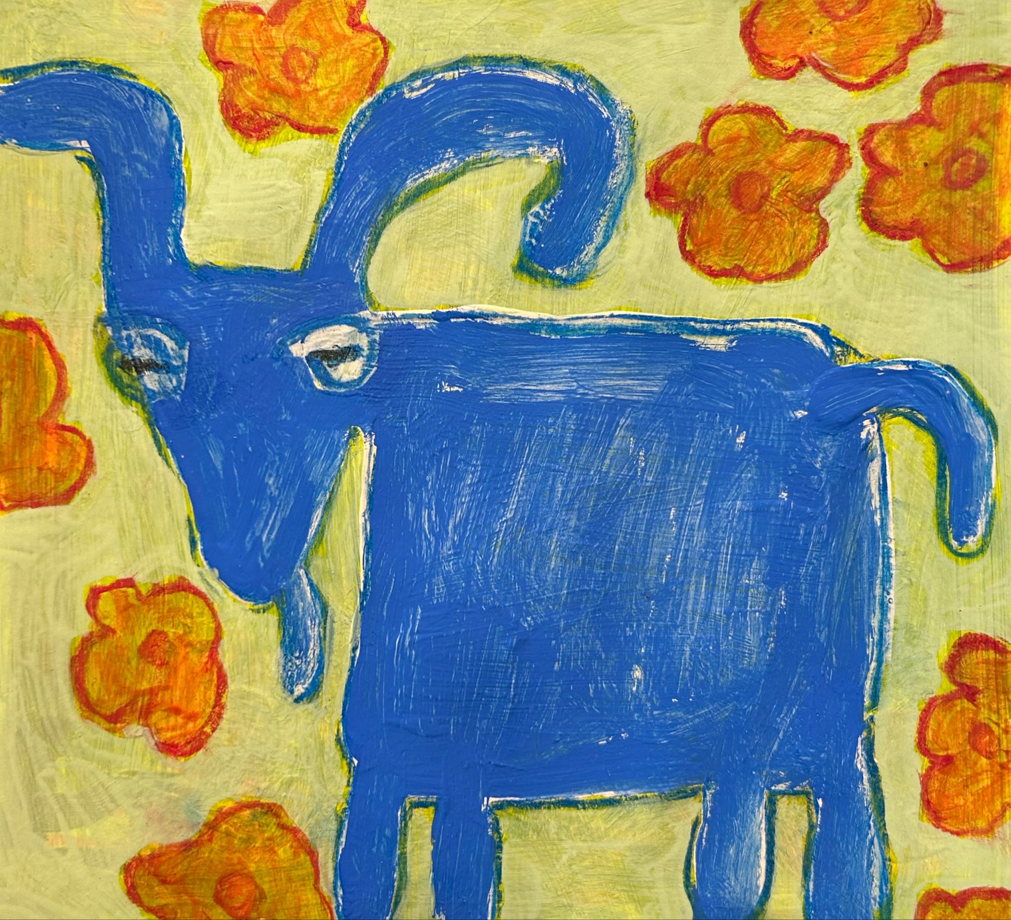 Casper, an original painting by Mel Ryan King.