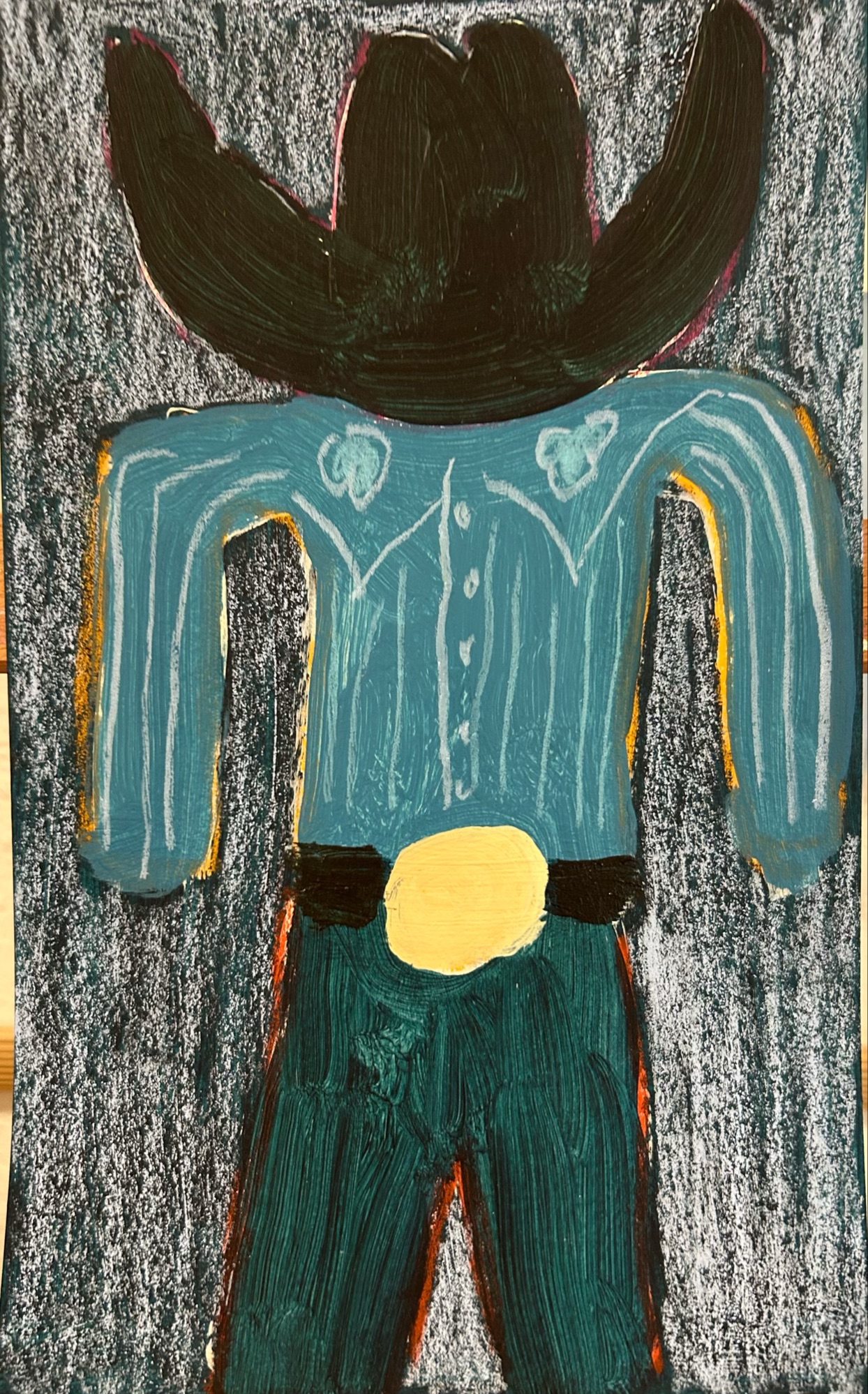 Tom, an original painting by Mel Ryan King.